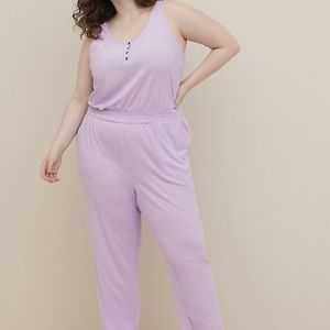 Torrid Lilac coverup jumpsuit